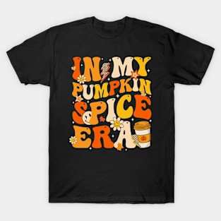 In My Pumpkin Spice Era Retro Happy Fall Autumn Thanksgiving T-Shirt